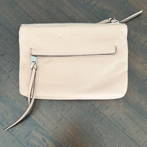 Vince Camuto Crossbody Bag Light Pink Pebble Leather handbag